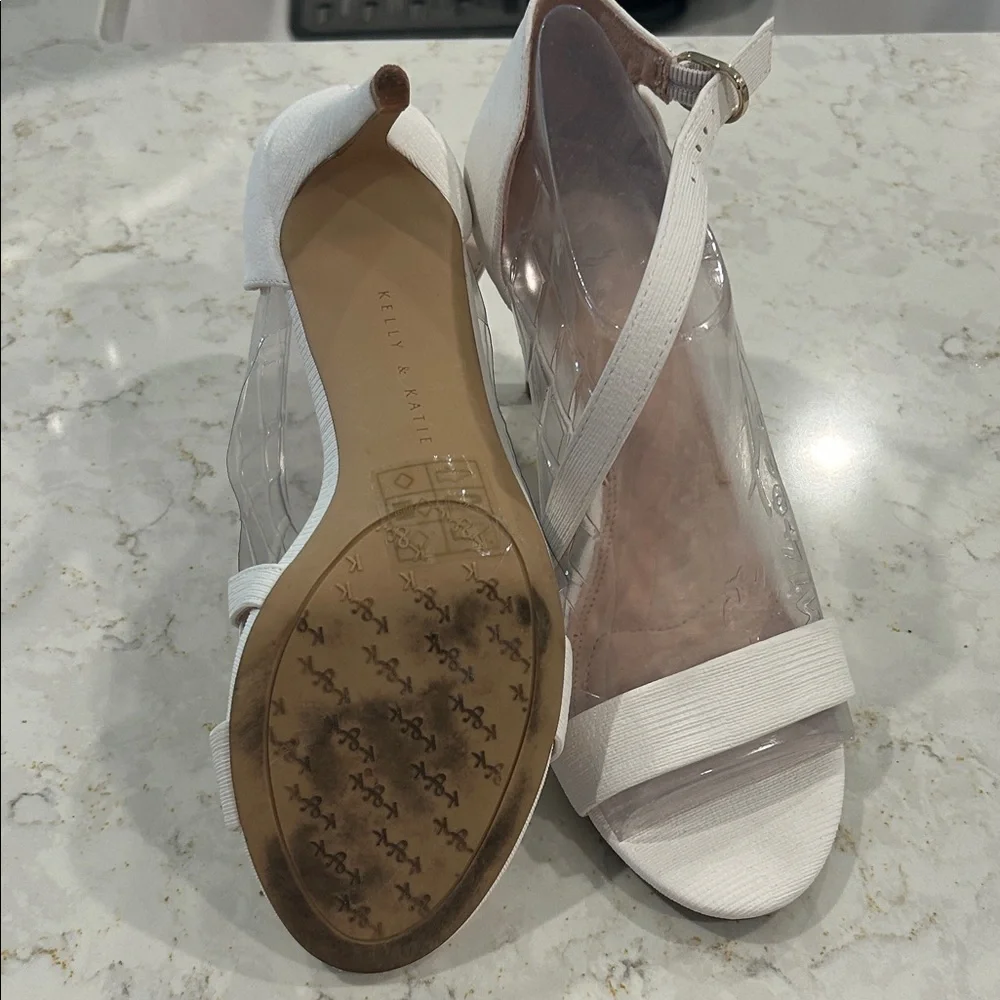 Kelly &‎ Katie White Open-Toe Heels